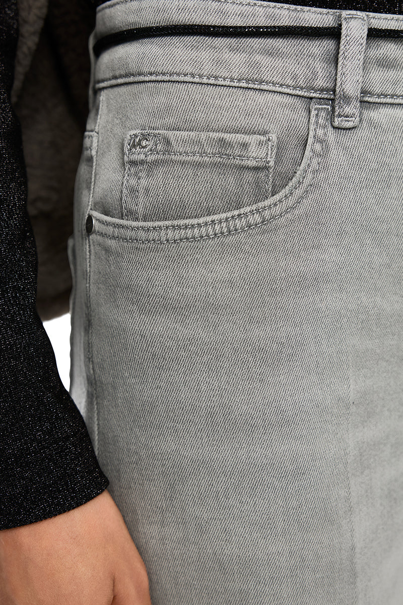 Forli jeans with flower appliqué