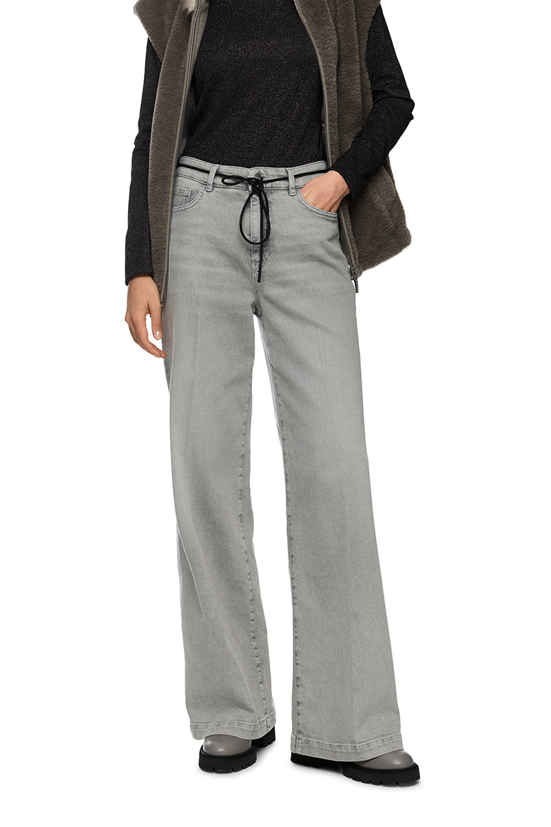 Forli jeans with flower appliqué