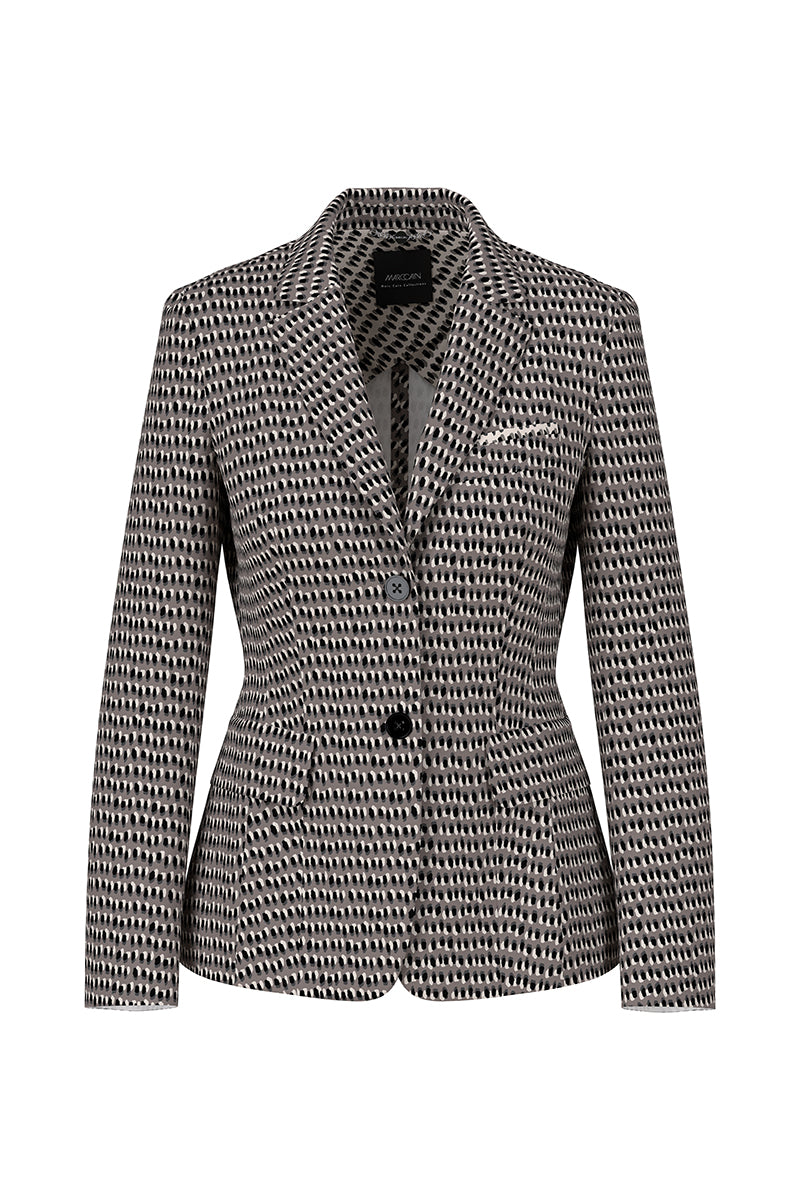 Blazer with tie belt