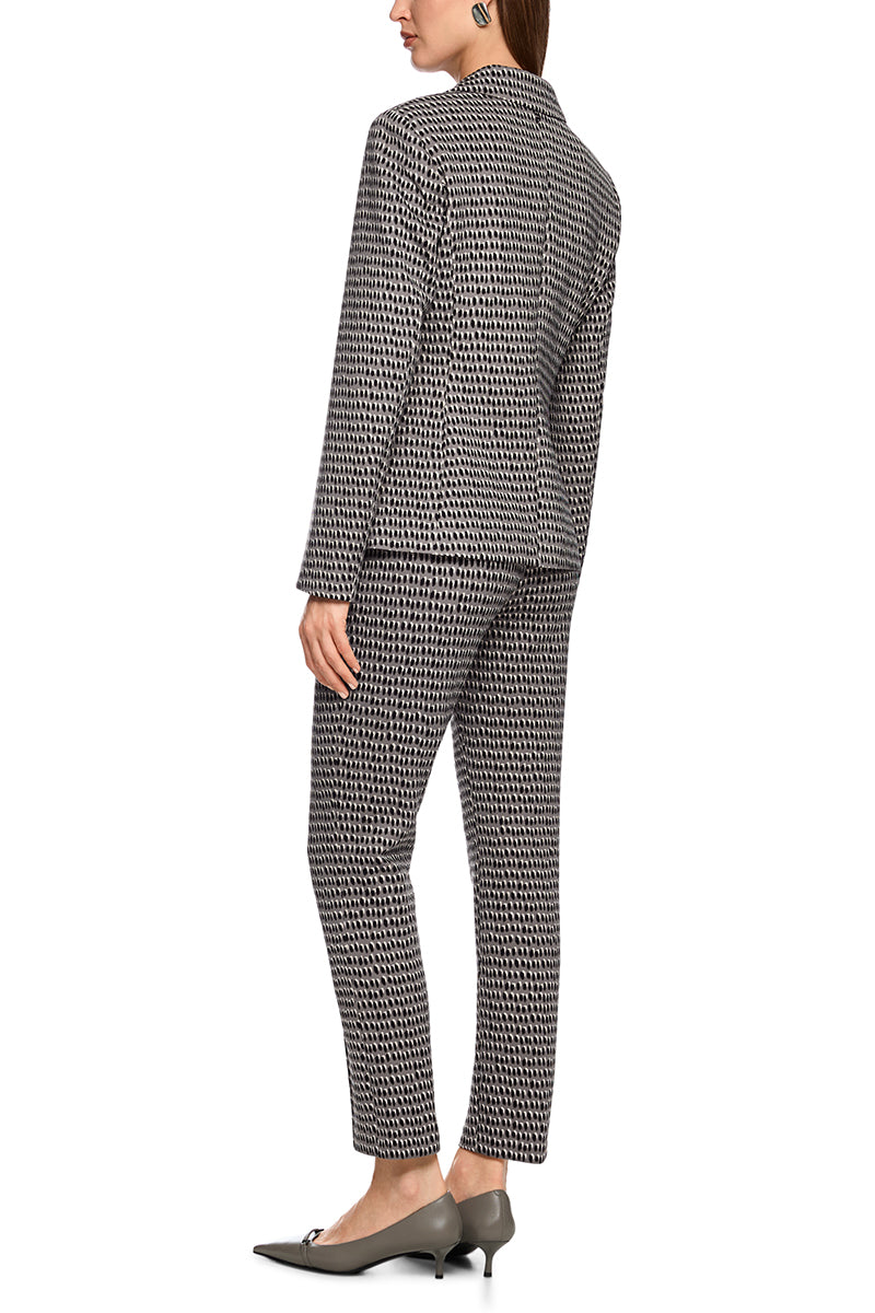 Blazer with tie belt