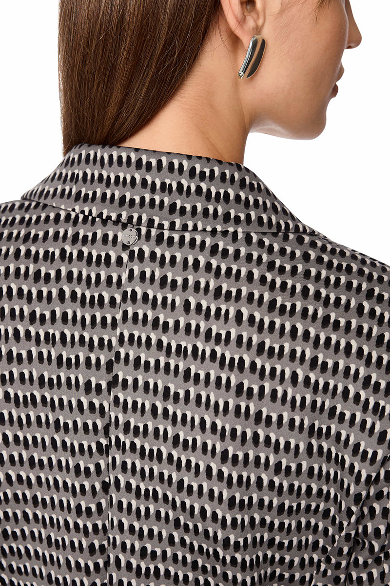 Blazer with tie belt