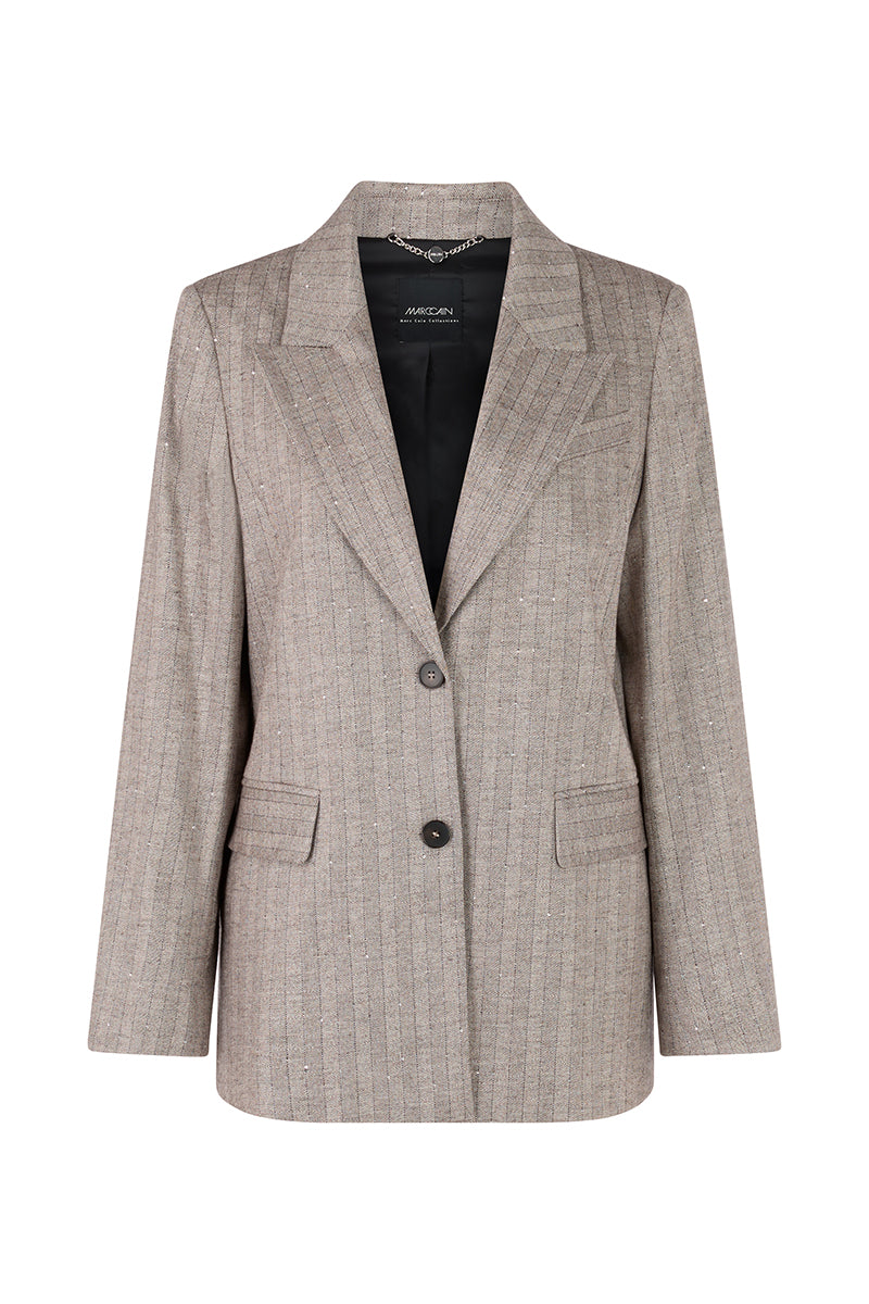 Elegant blazer with stripes