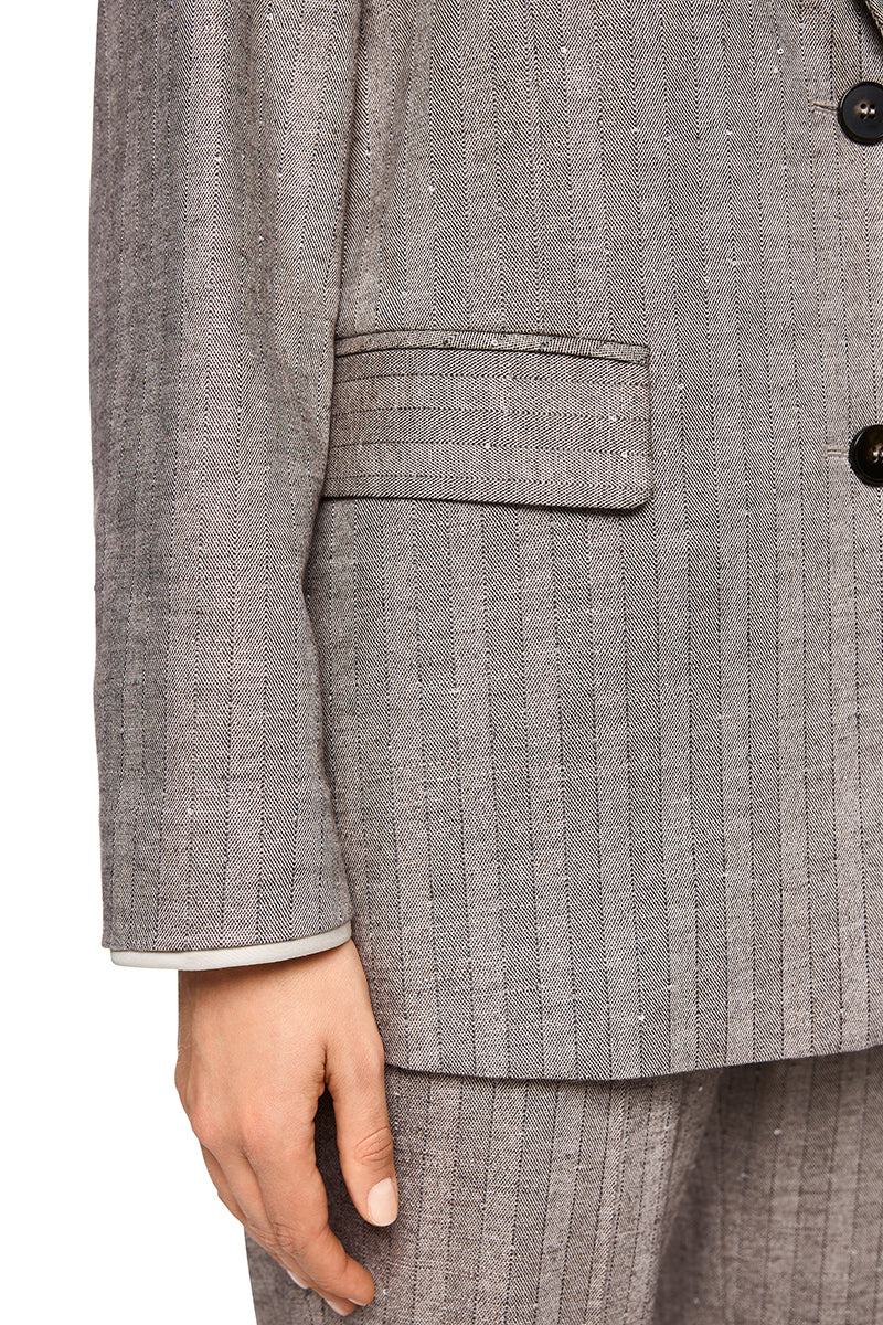 Elegant blazer with stripes