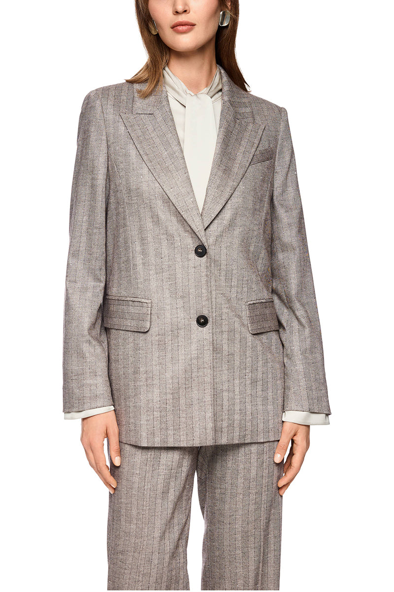 Elegant blazer with stripes