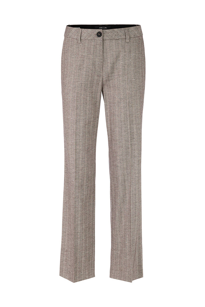 Fendou striped trousers