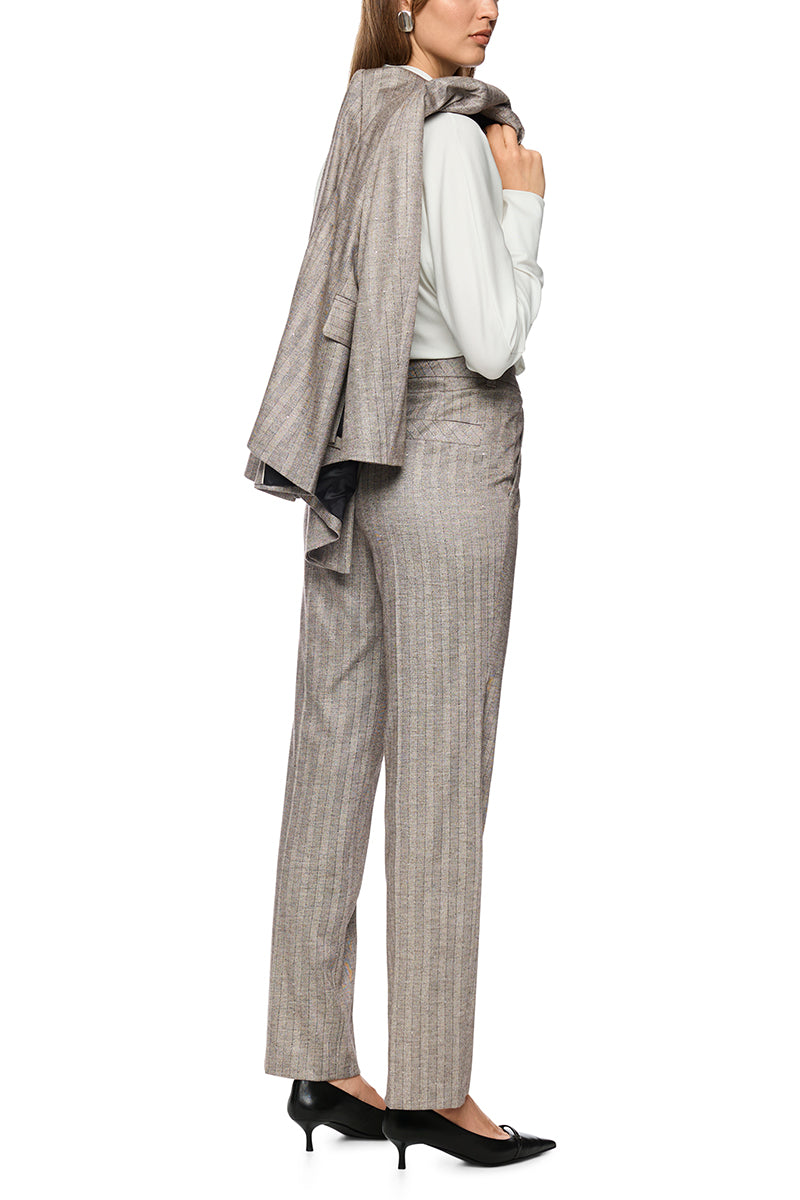 Fendou striped trousers