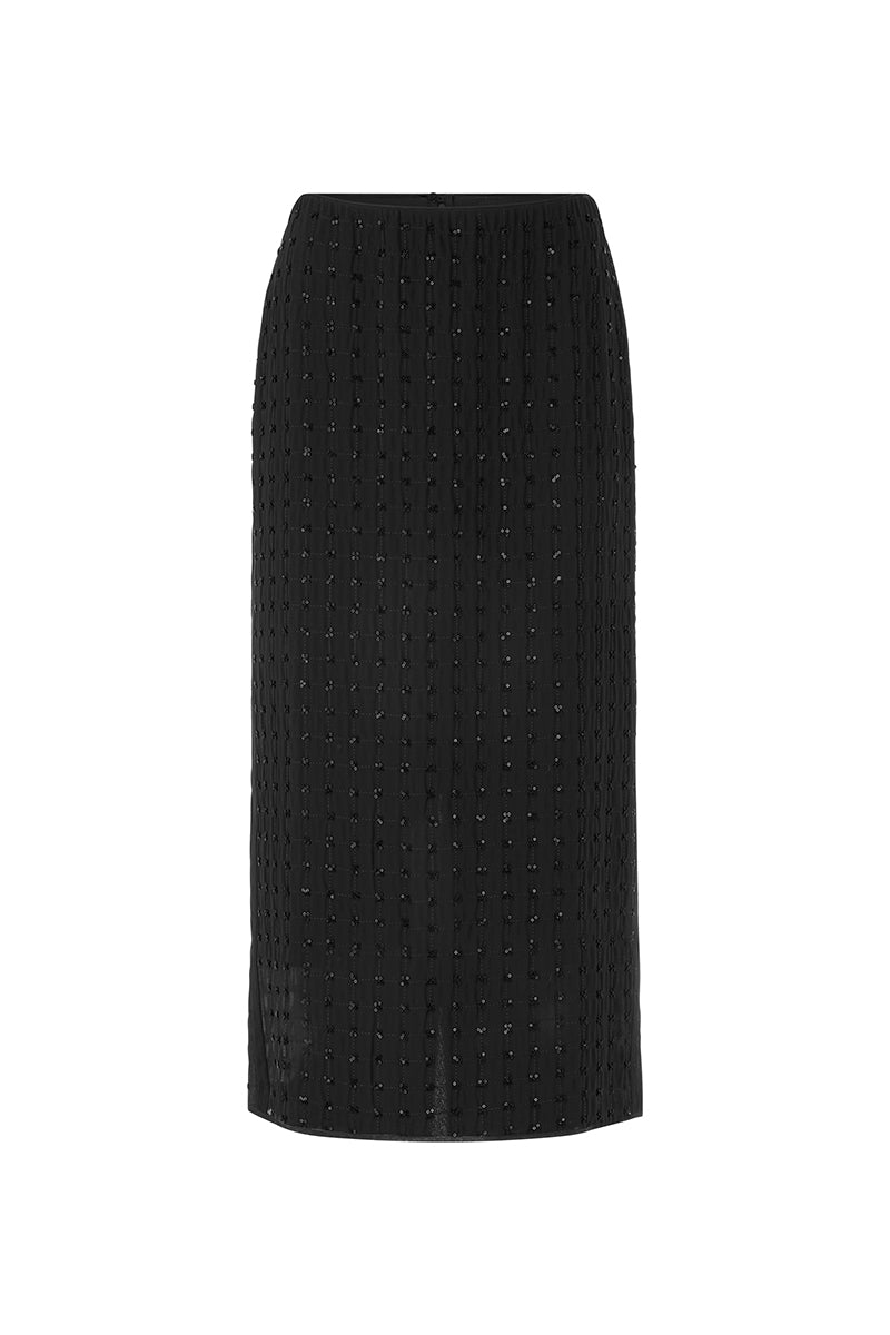 Elegant skirt with sequins