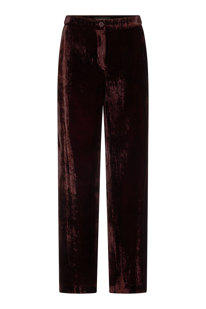 WARRI velvet trousers