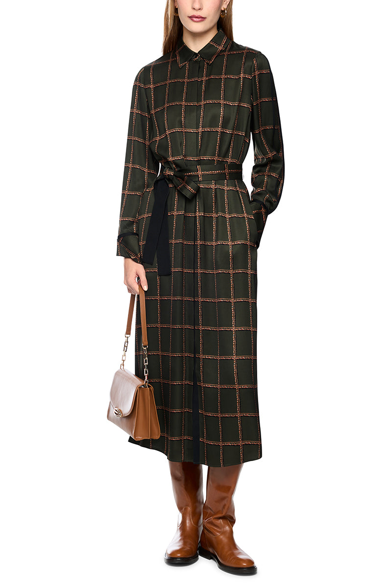 Printed viscose dress