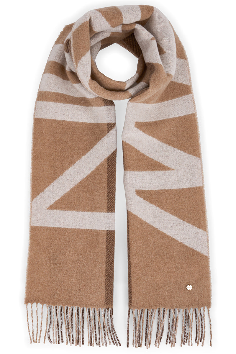 Wool-blend scarf