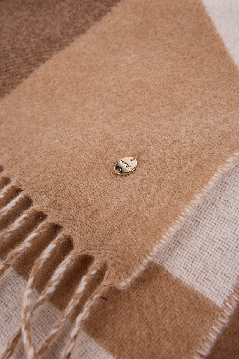 Wool-blend scarf