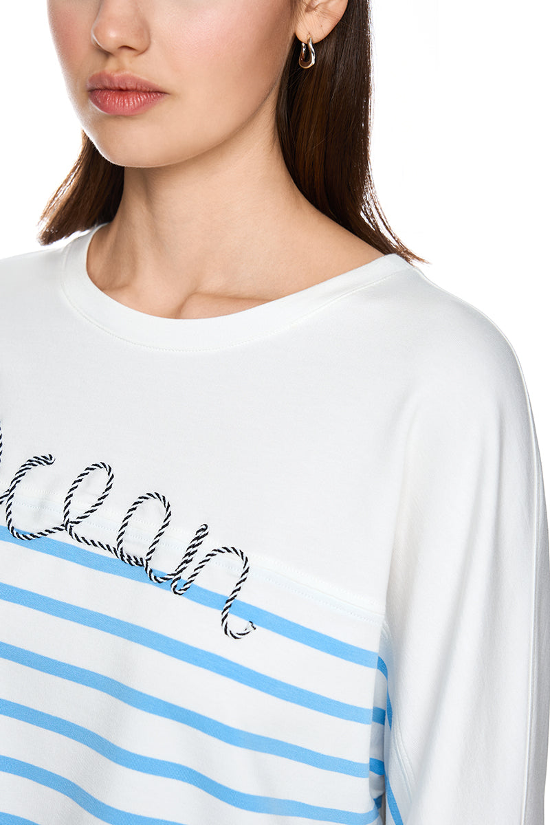 Striped sweatshirt