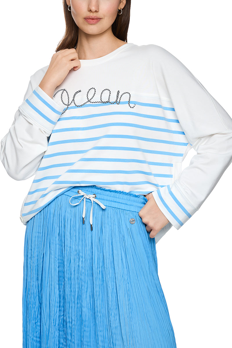 Striped sweatshirt