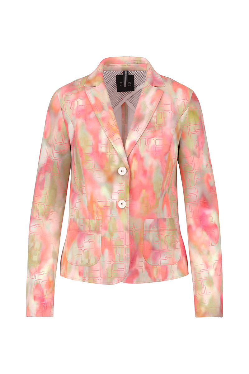 Blazer with all-over print