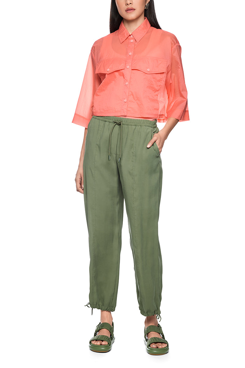 Transparent shirt blouse