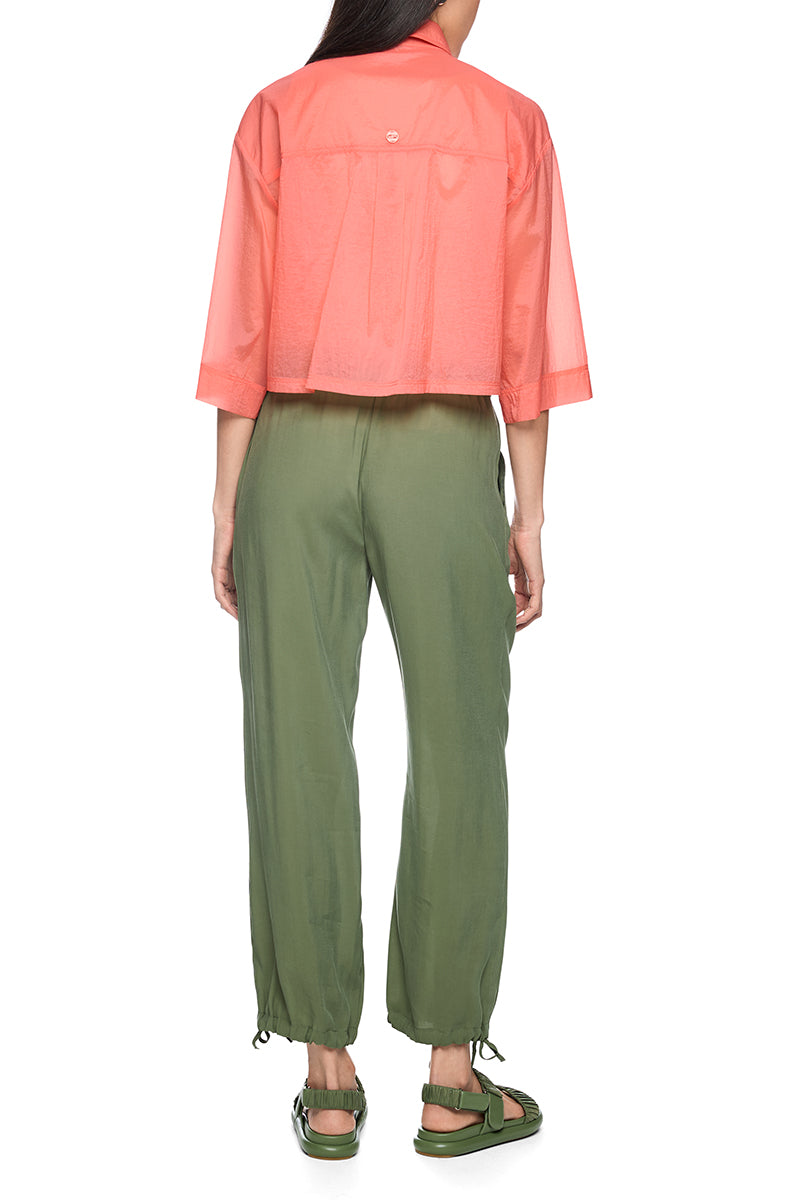Transparent shirt blouse