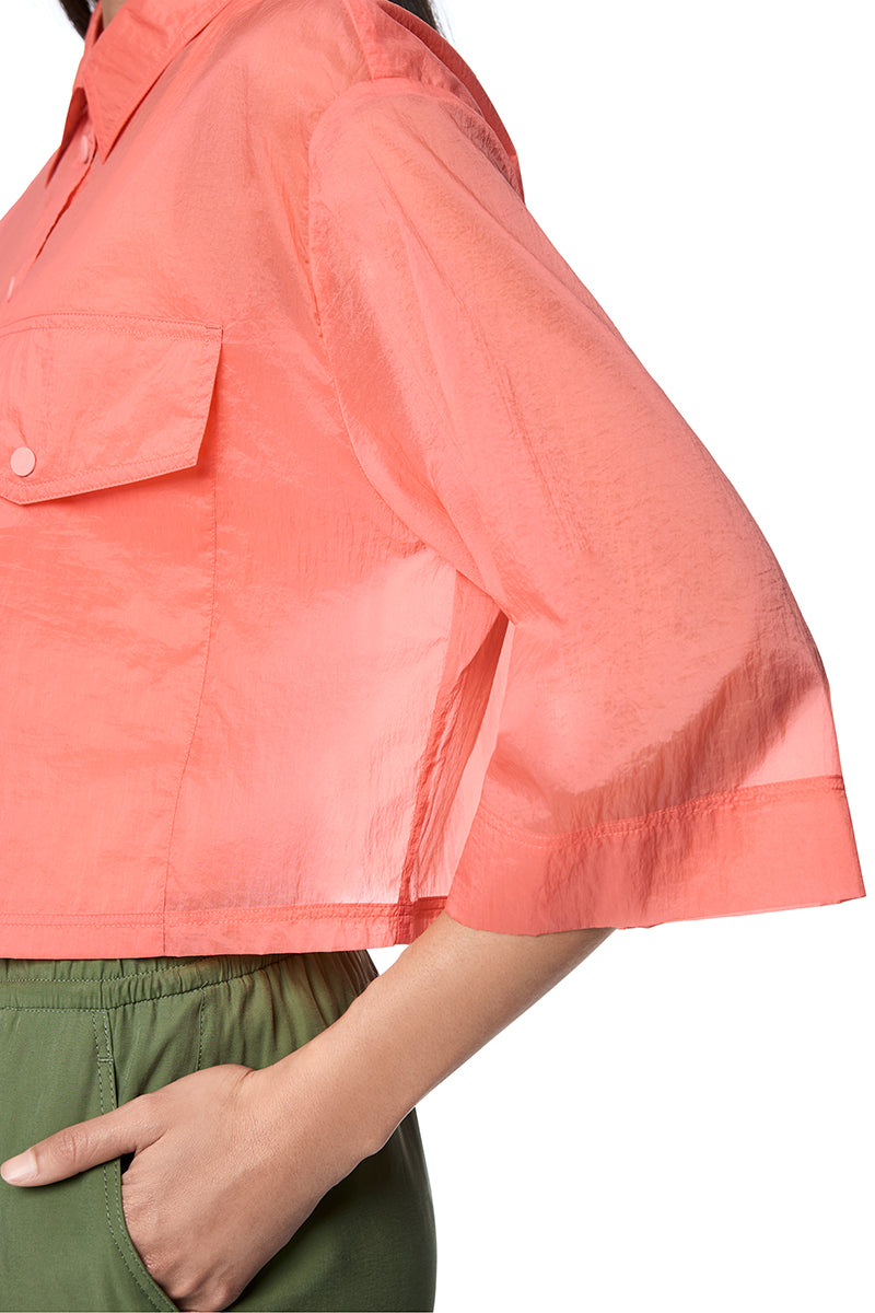 Transparent shirt blouse