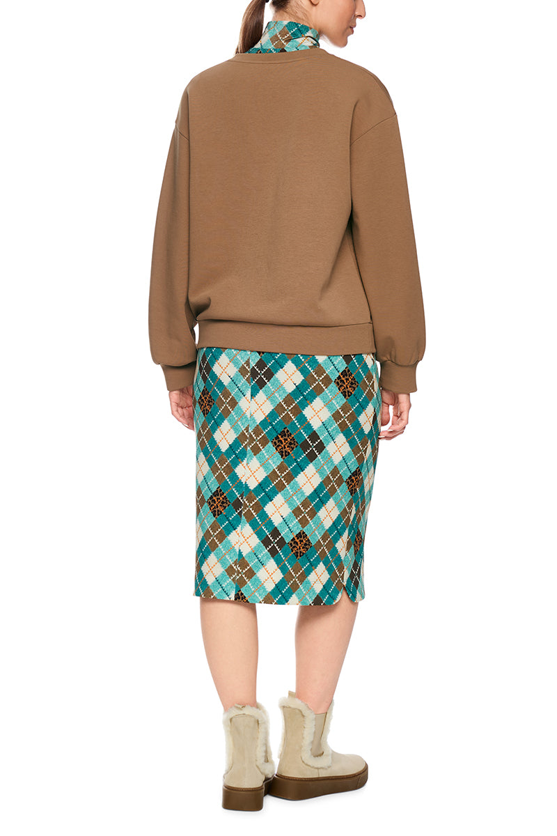 Sweatshirt with dachshund print