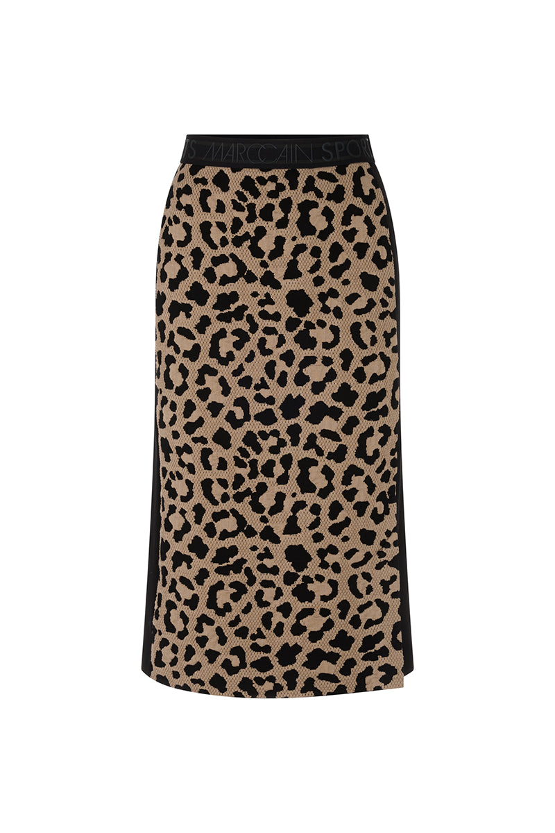 Midi panther skirt
