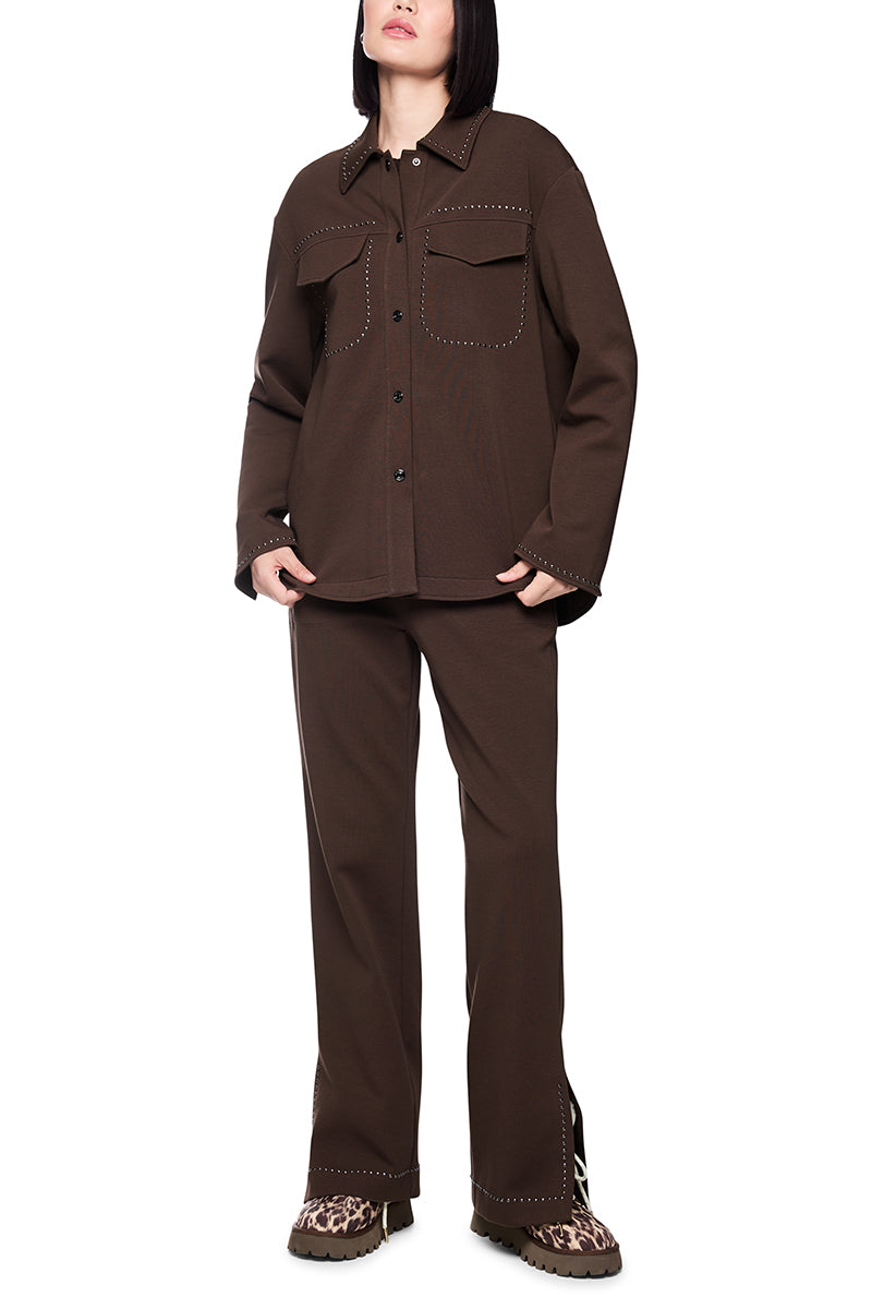 Jacket with hotfix details