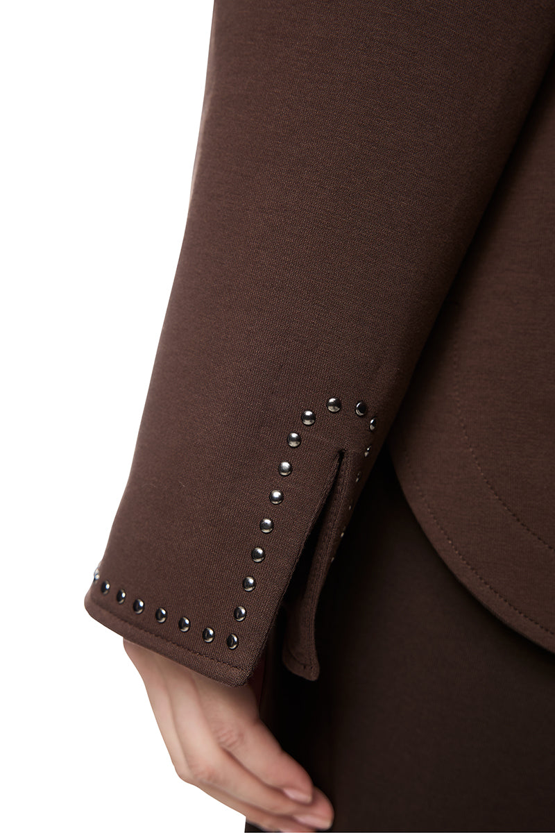 Jacket with hotfix details