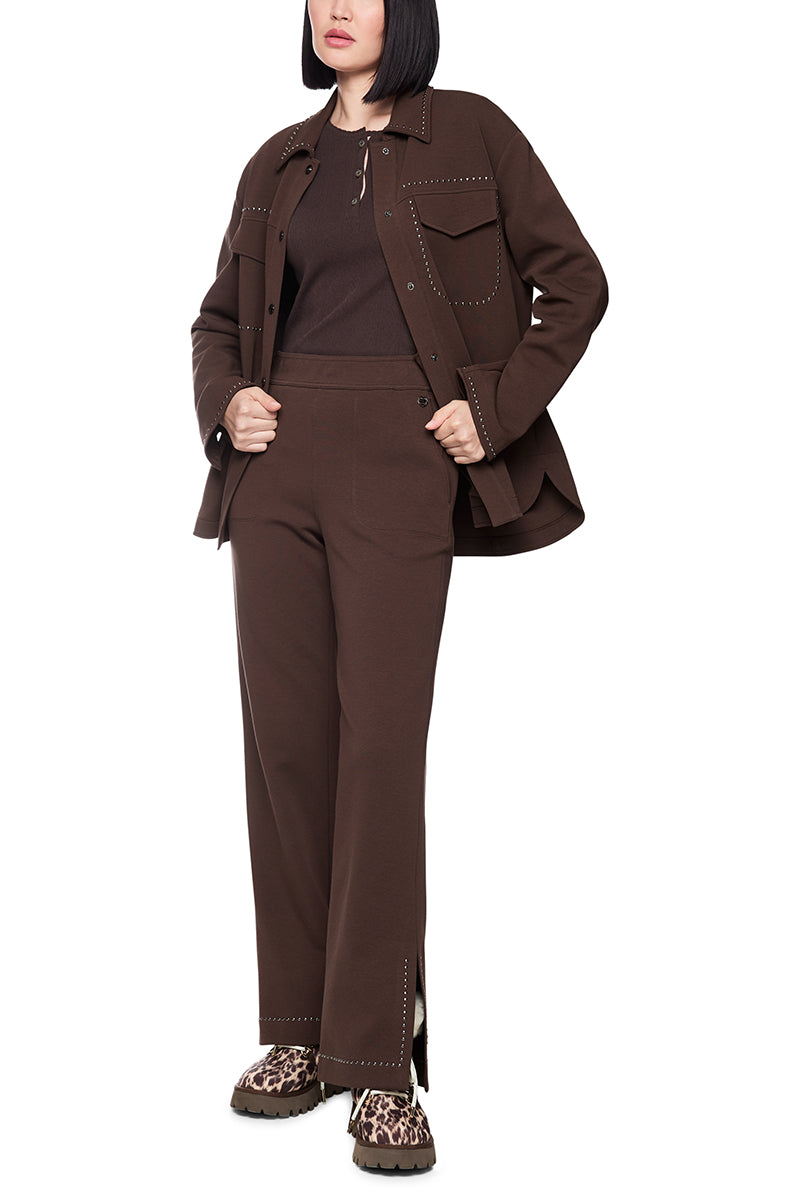 WASHINTON wide fit pull-on trousers