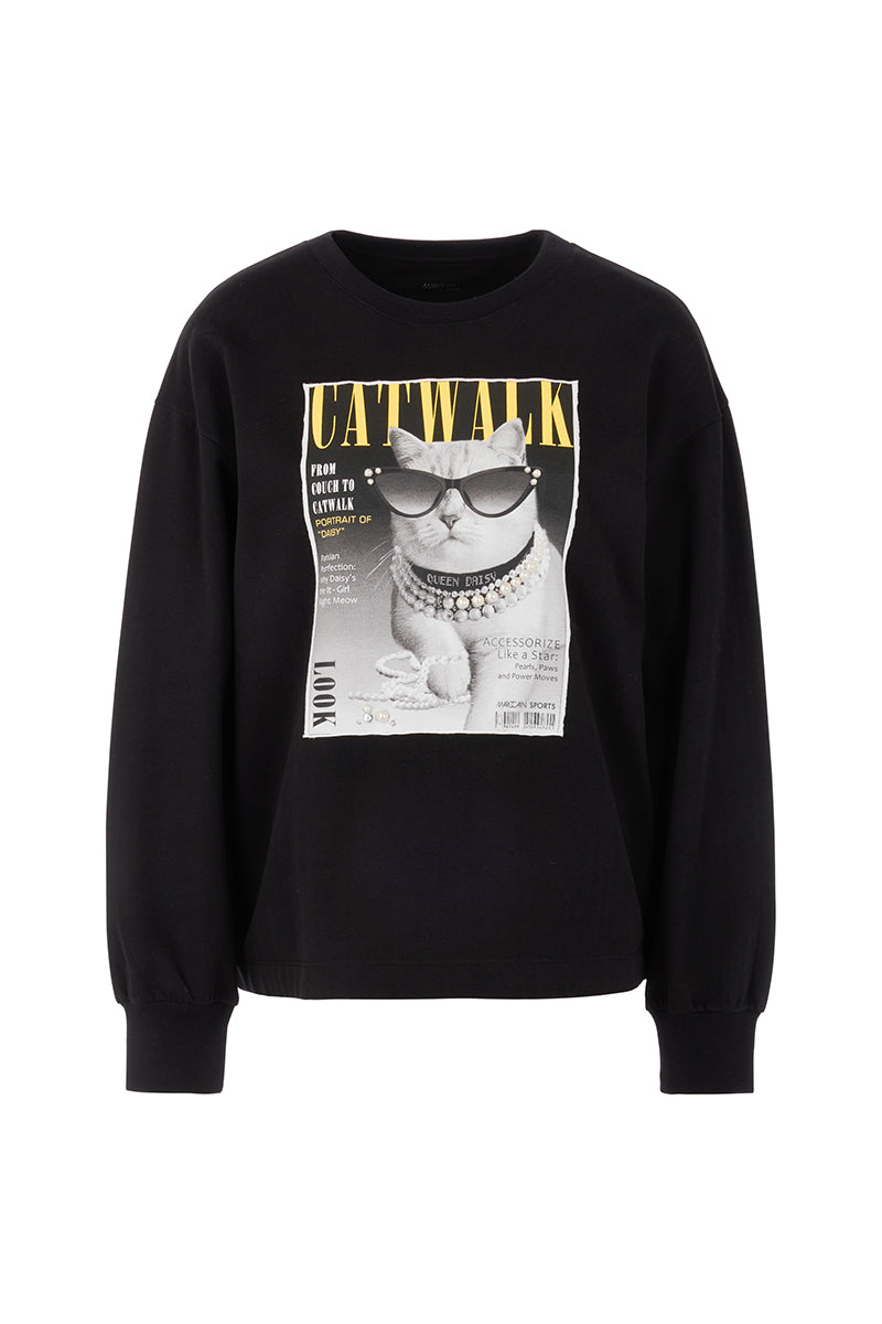 Sweatshirt with iconic print