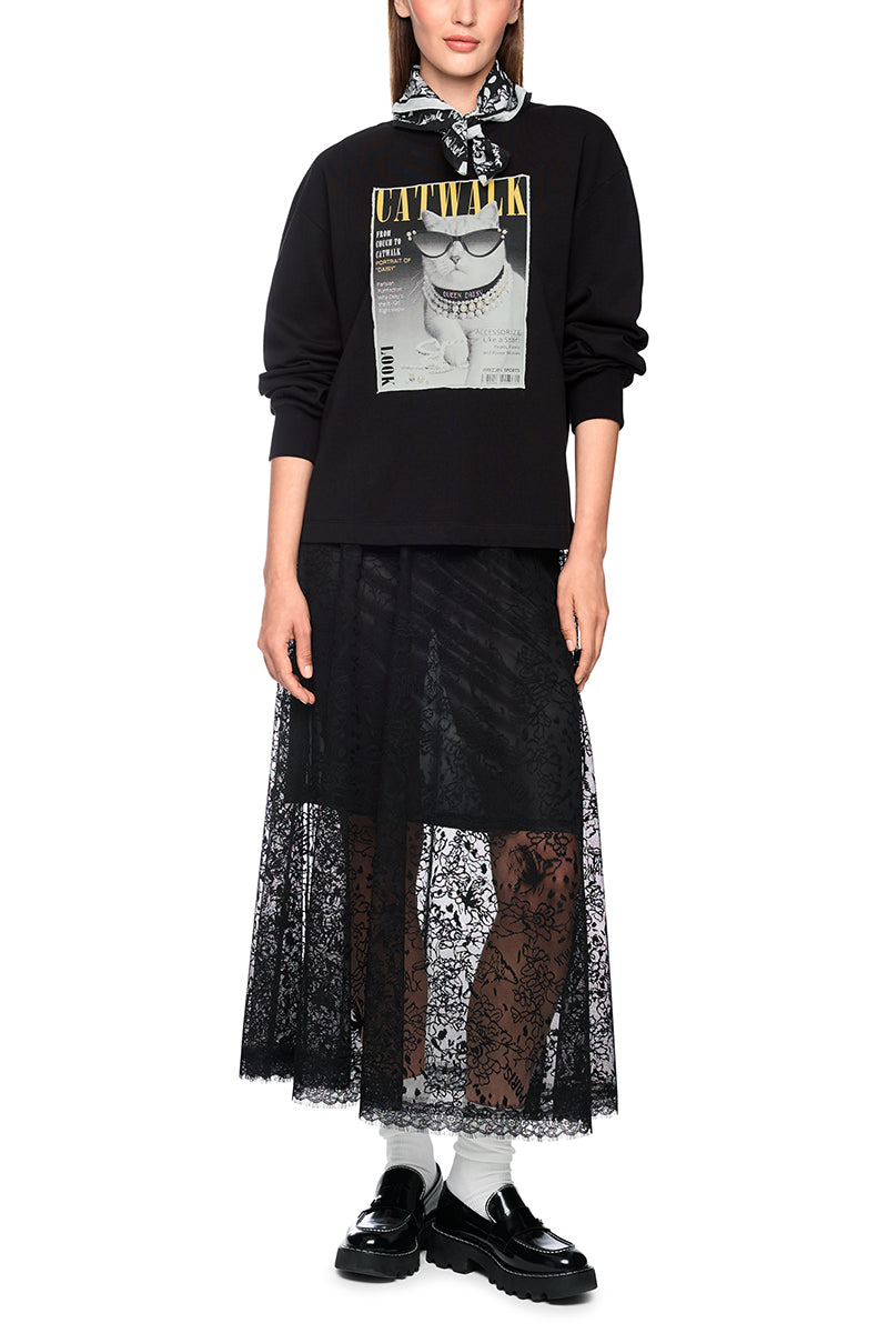 Sweatshirt with iconic print