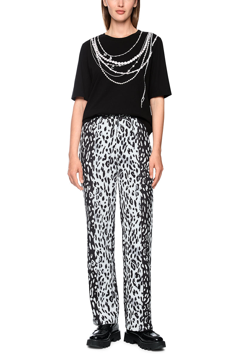 Cotton T-shirt with print