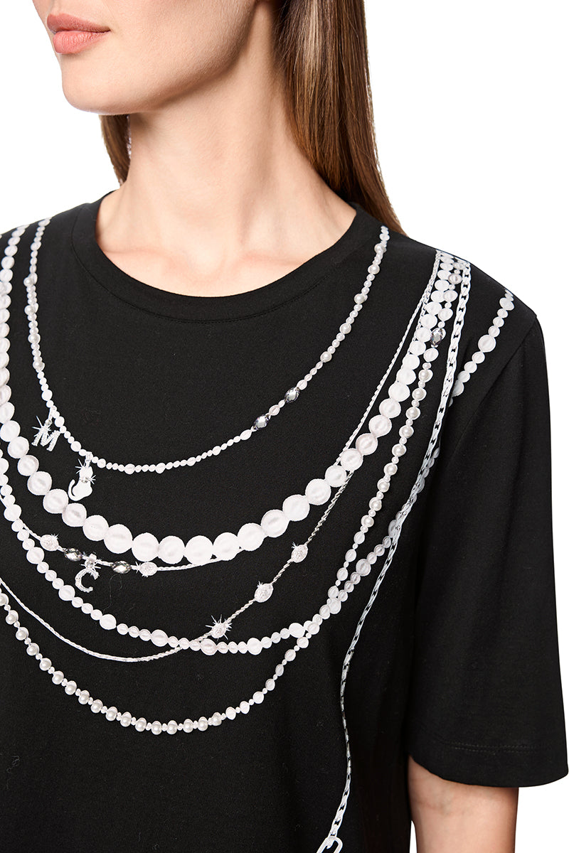 Cotton T-shirt with print