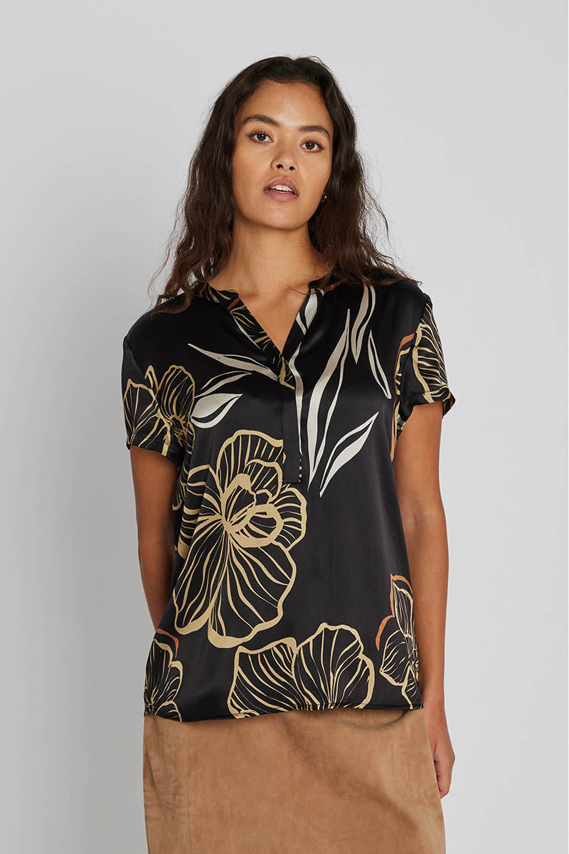 Blaine silk top