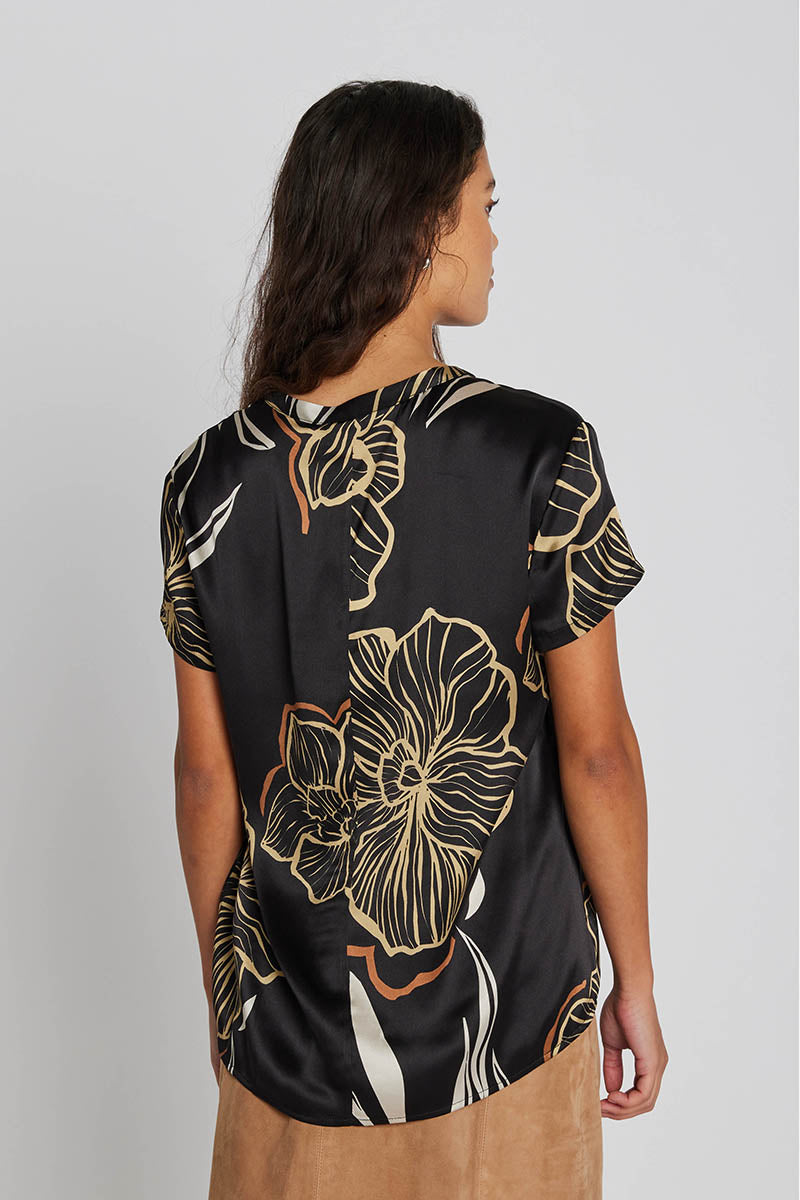 Blaine silk top