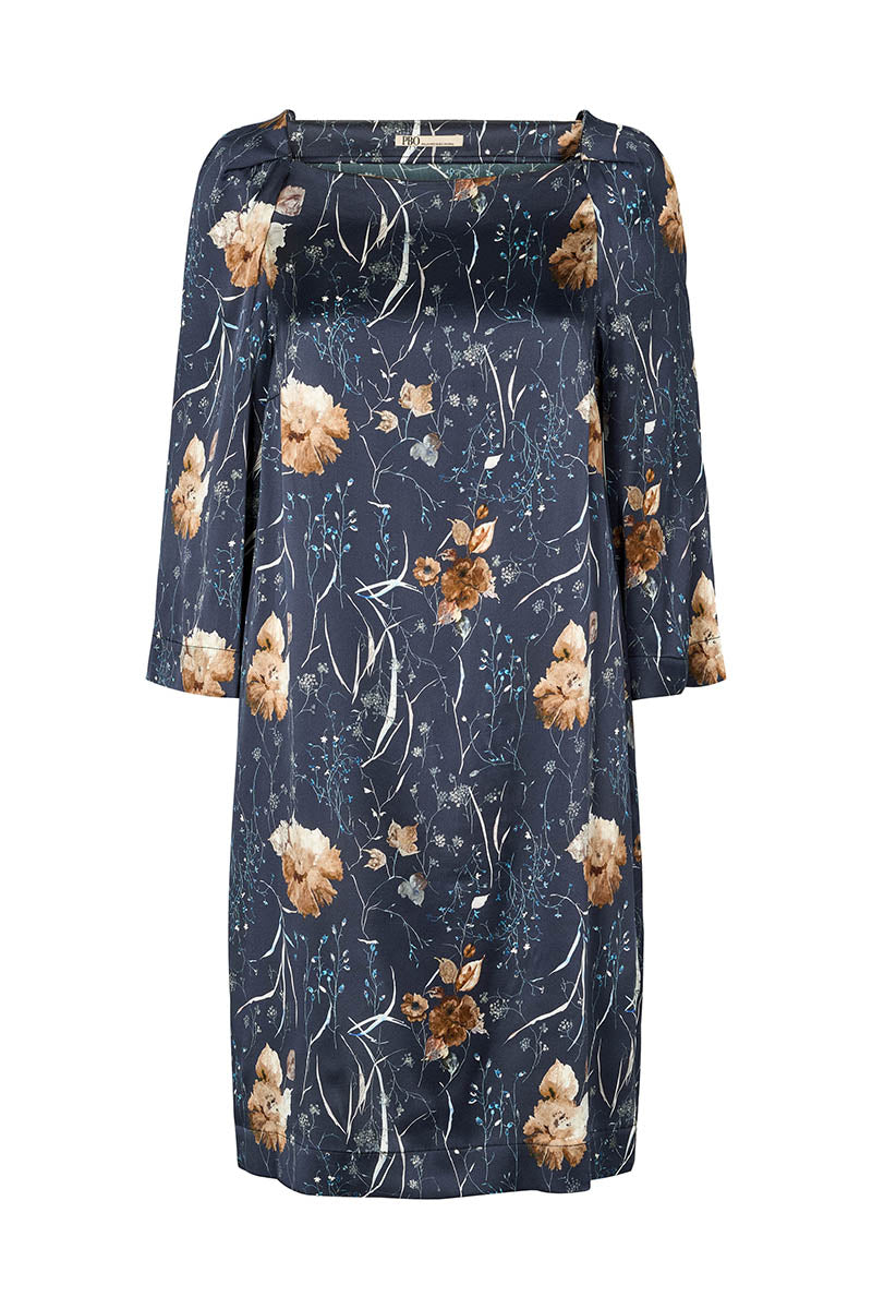 Khalia silk dress