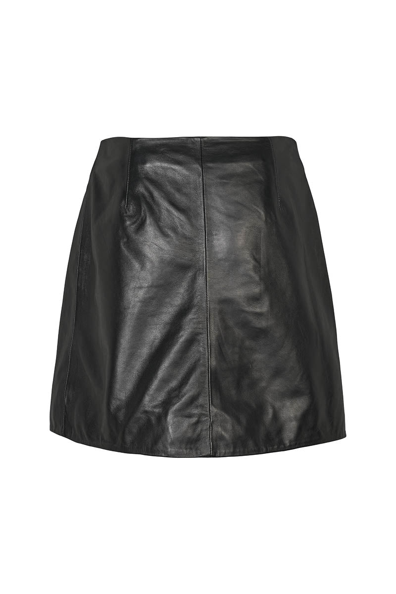 Komi leather skirt