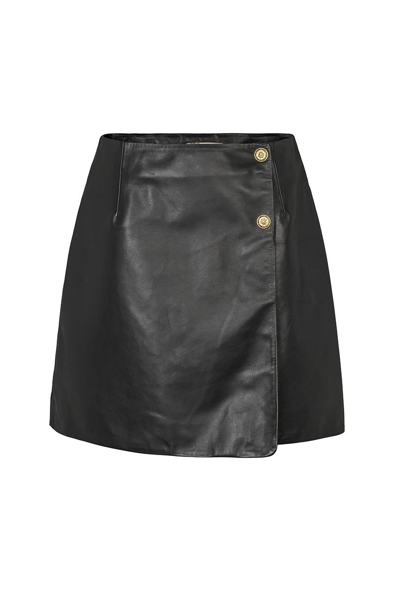 Komi leather skirt