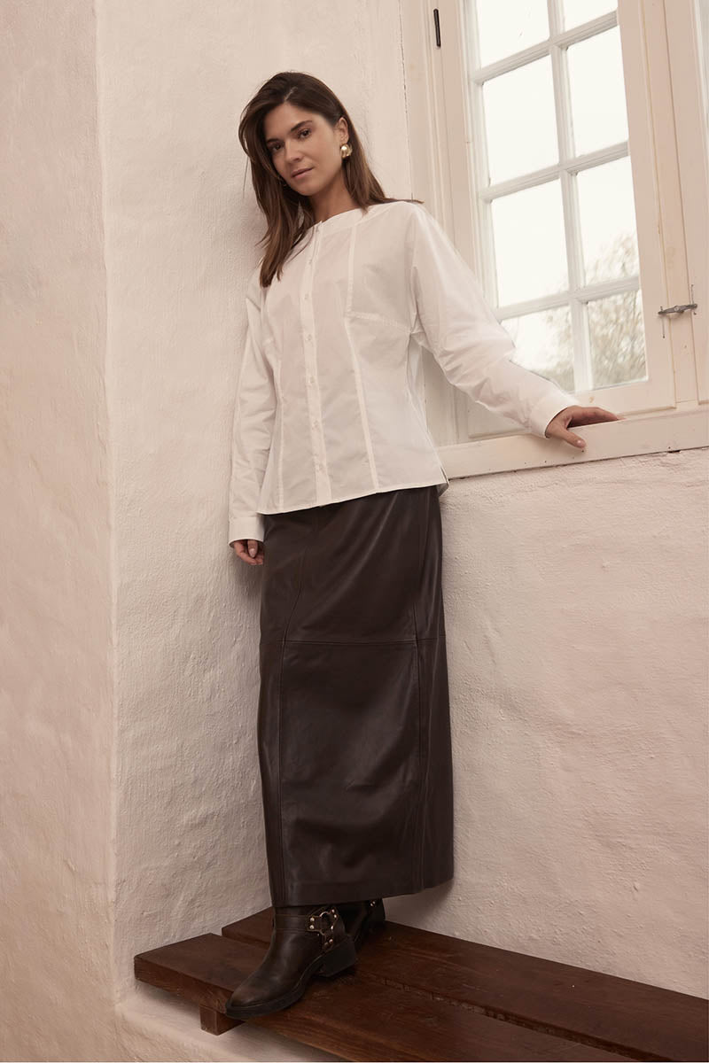 Lalia leather skirt