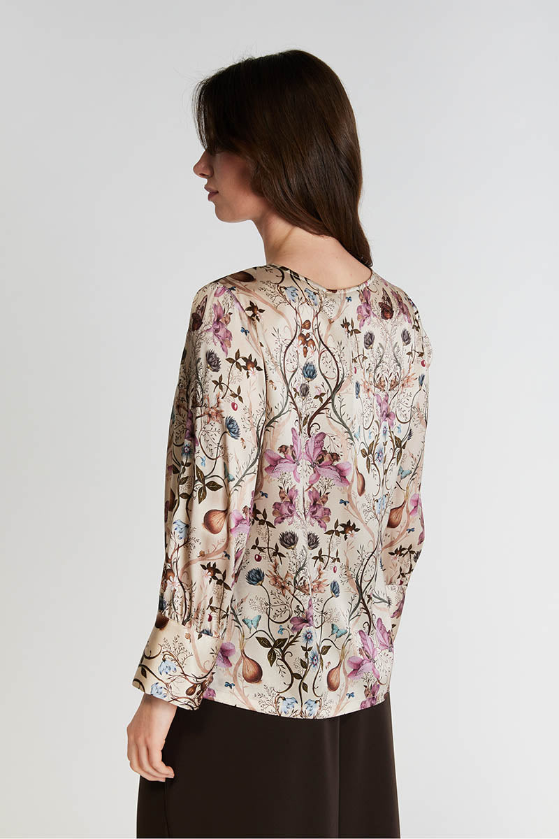 Tunara silk blouse