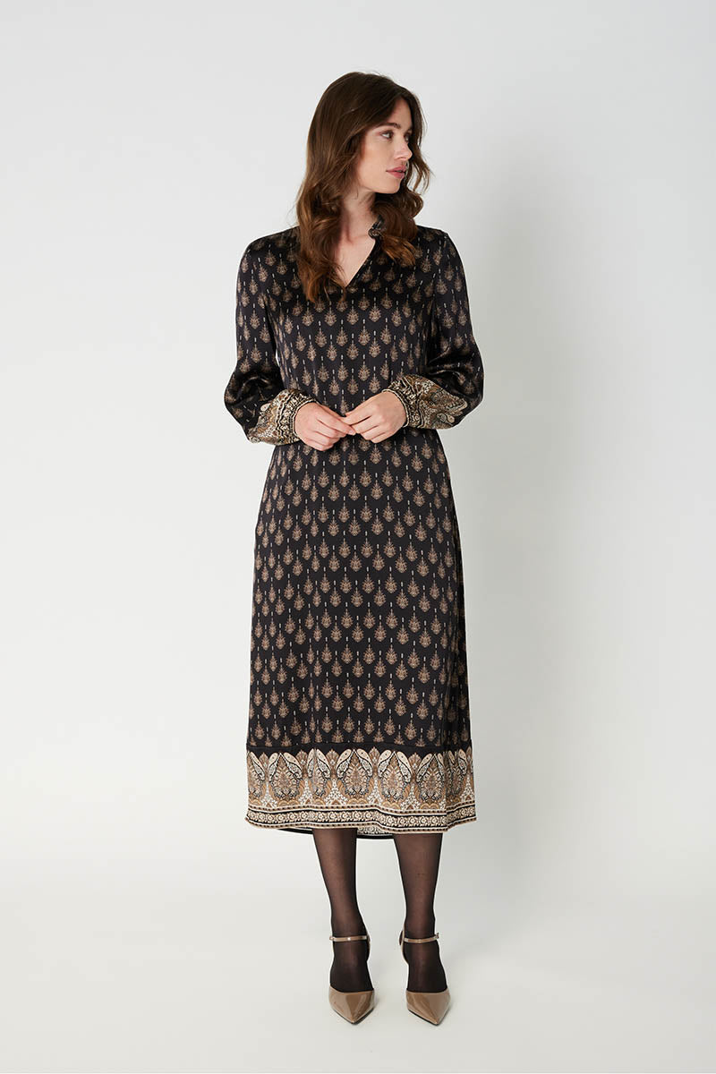 Hanna silk dress
