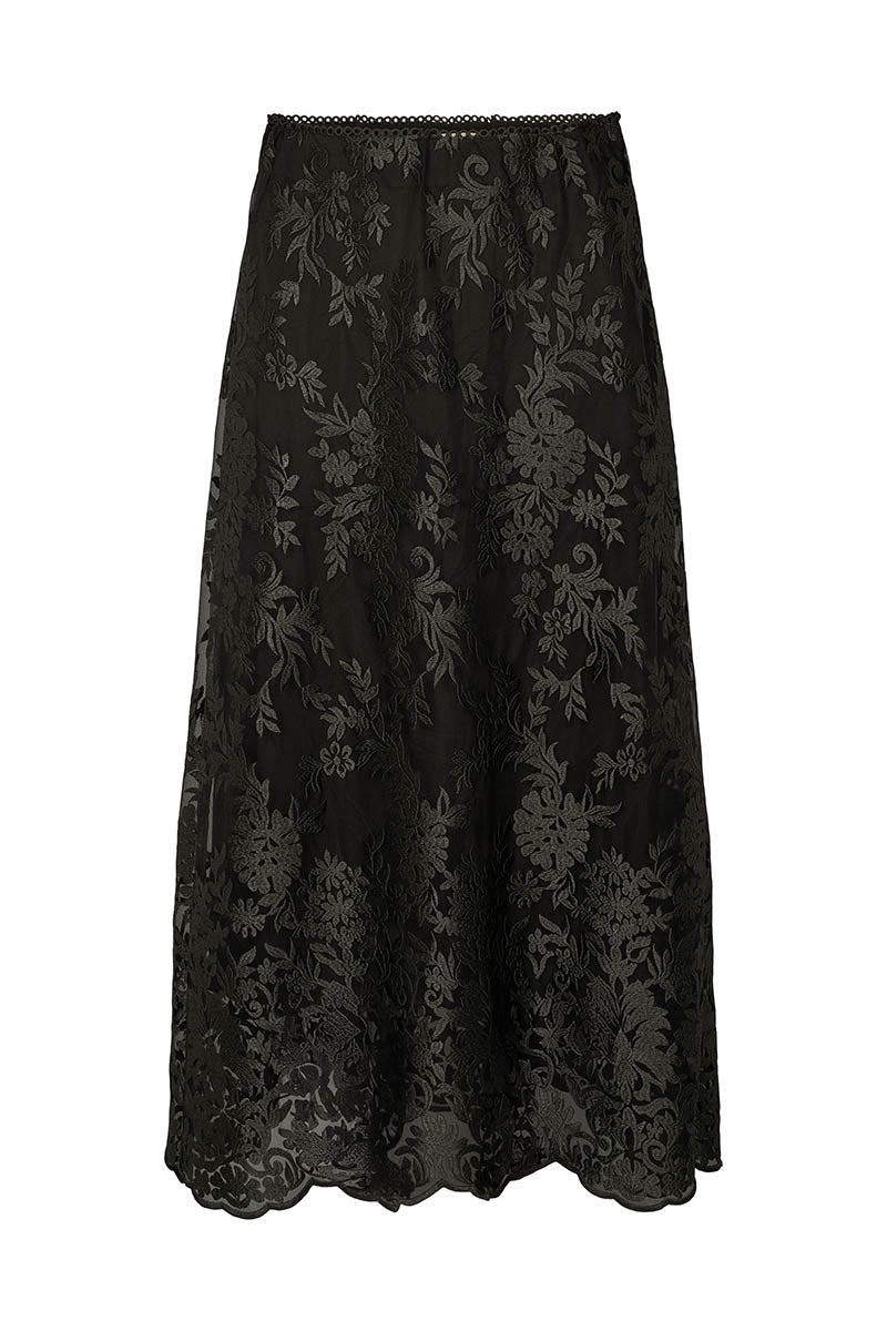 Ello lace long skirt