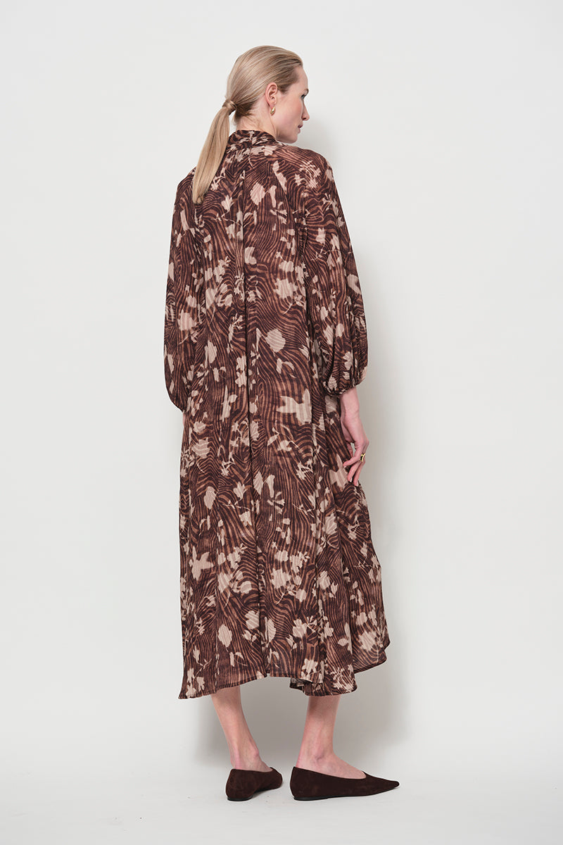Raglan sleeve high neck dress