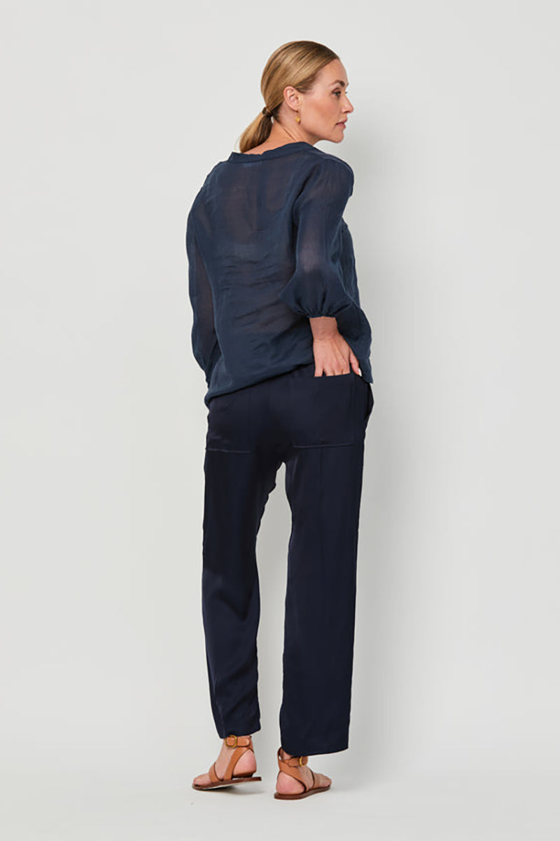 Wide viscose pants