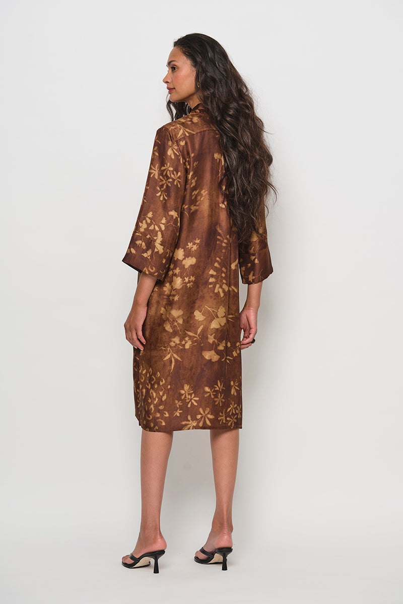 Short pop-over dress