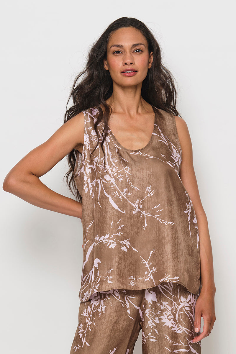 Silk camisole top