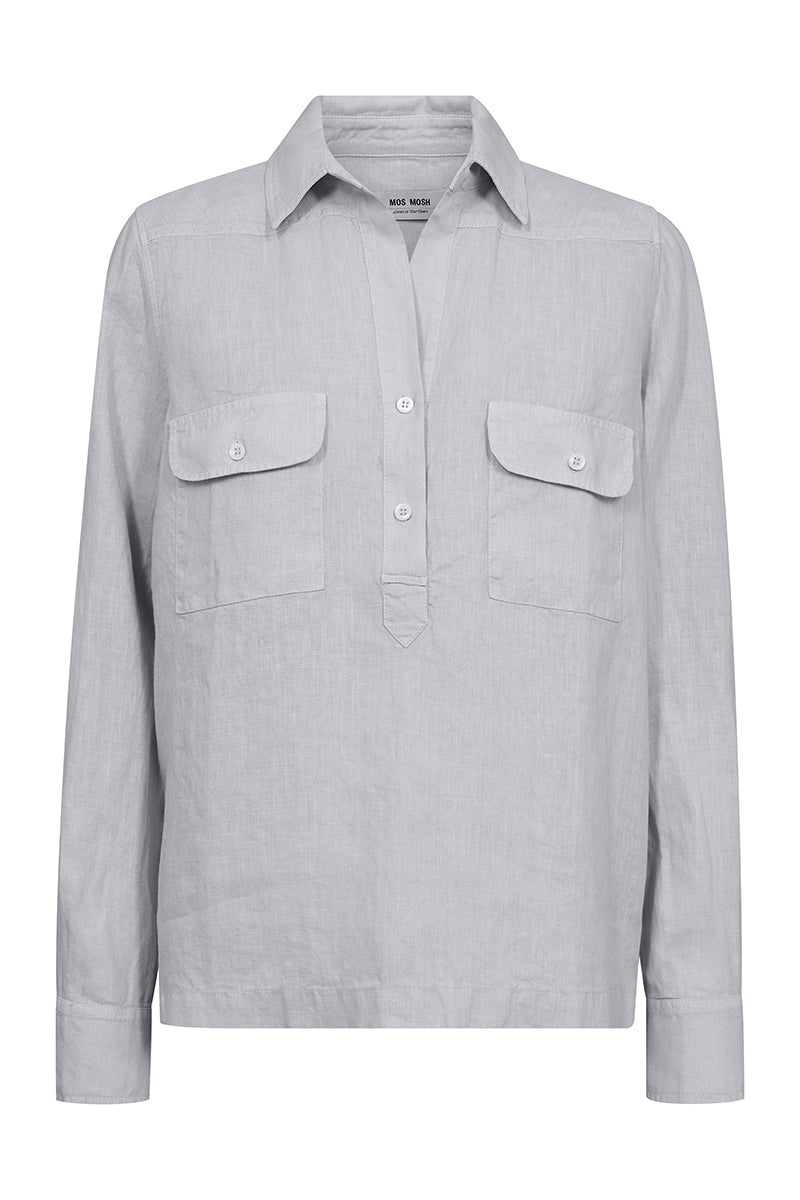 MMEnna Linen Pocket Blouse