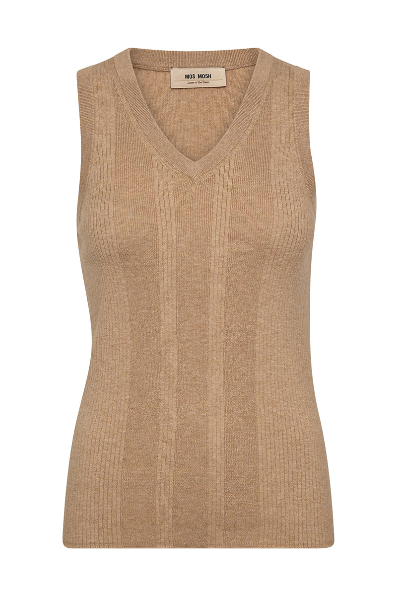 MMRelena Tani Rib V-neck Tank Top