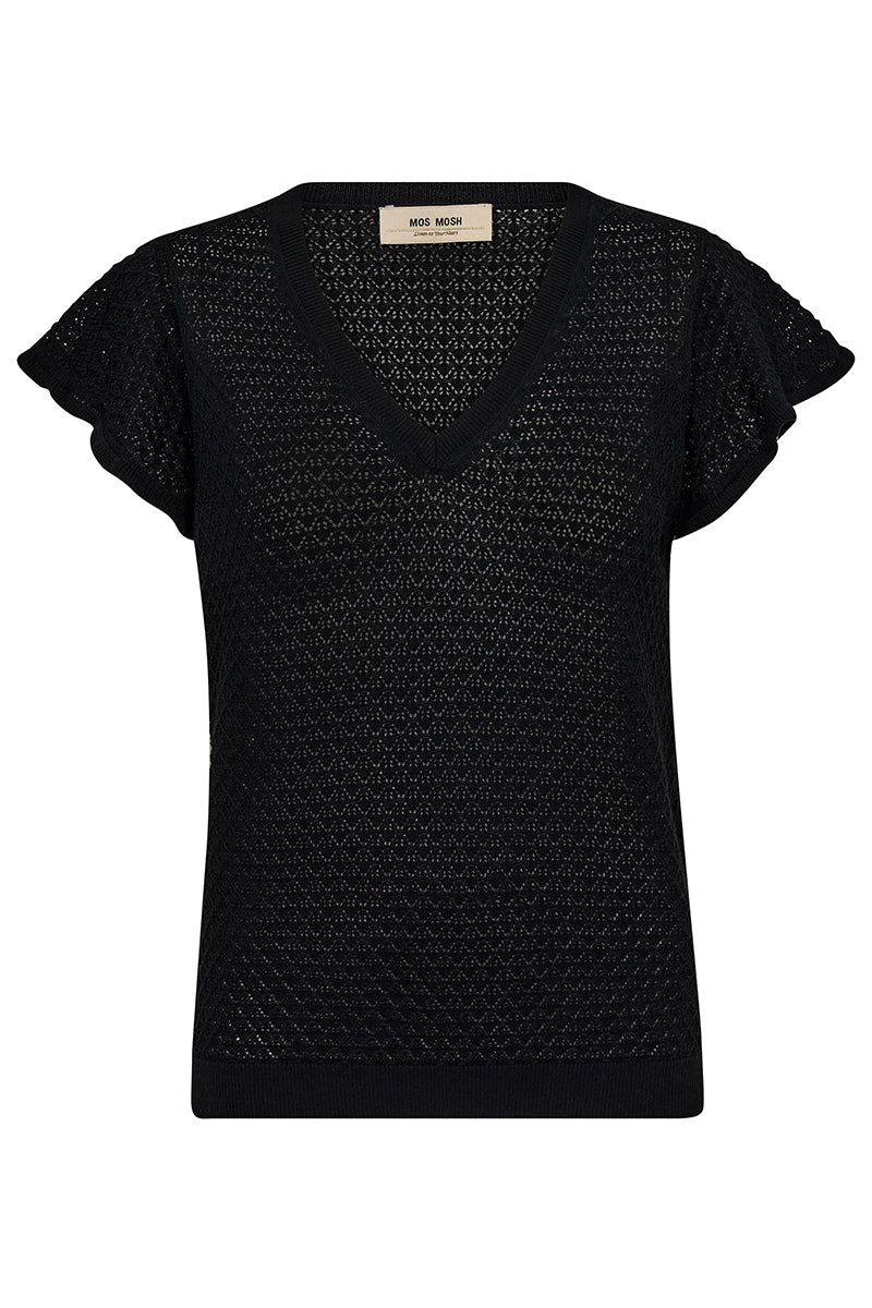 MMGanna Pattern V-neck Knit