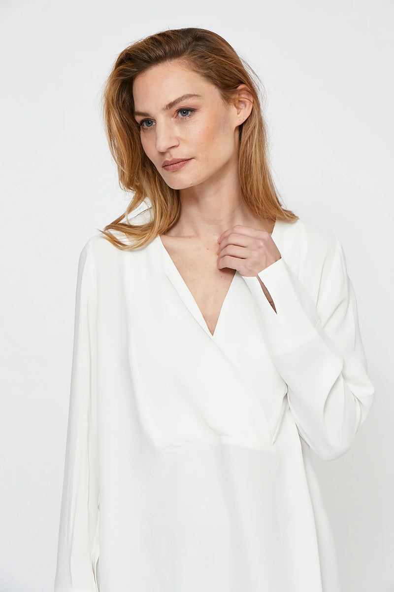 V- neck blouse