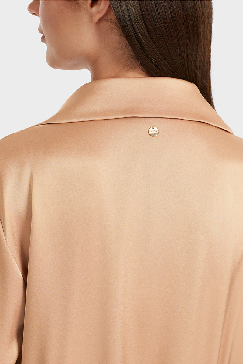 Dress with wrap effect