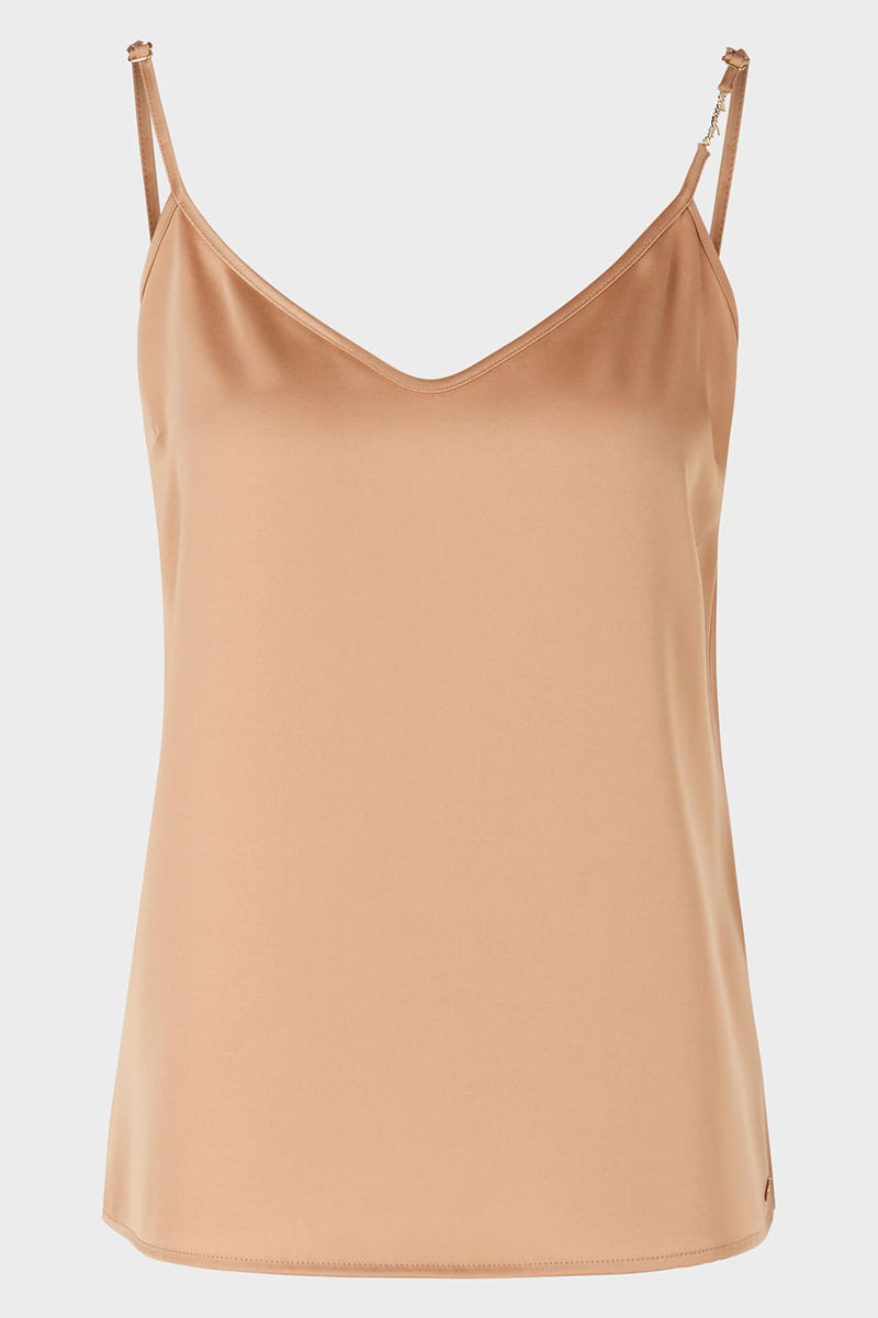 Top with slender chain