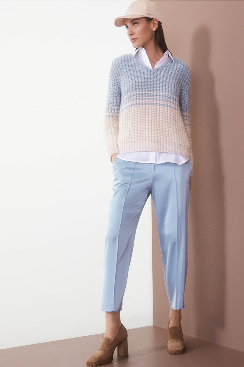 WASHINGTON midi length wide leg pants